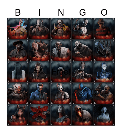 Killer Bingo Card