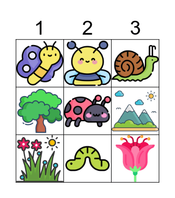 Tavaszi bingó Bingo Card