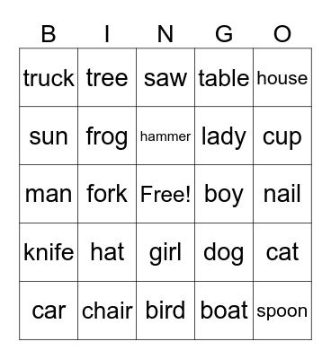 images Bingo Card