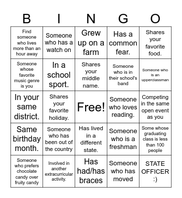 Get-To-Know-You Bingo - 2024 SLC Bingo Card