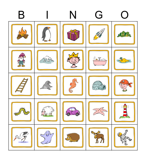 B I N G O Bingo Card