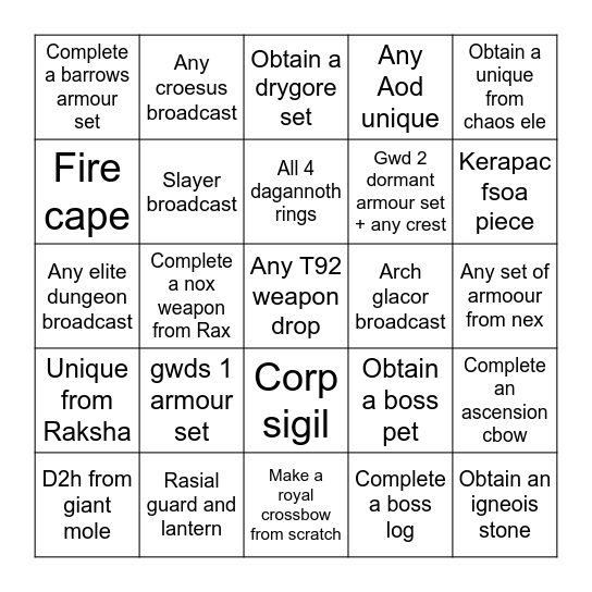 team mushie Bingo Card