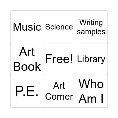 Room 3 Mrs. Maheshwari Bingo Card