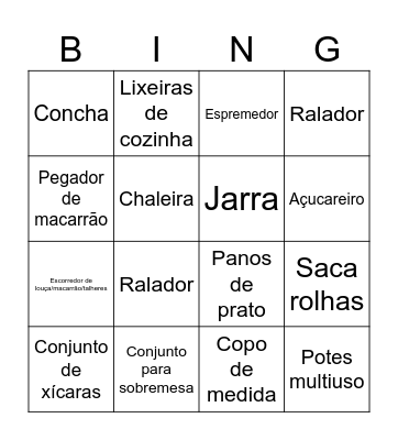 BINGO - DIELY E LUCAS Bingo Card