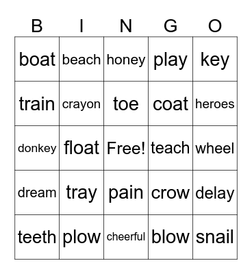 Random Bingo Card