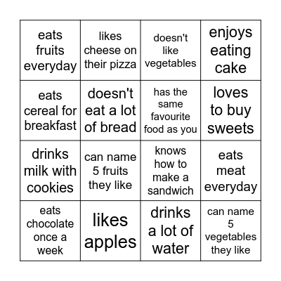 Find Someone Who...BINGO Card