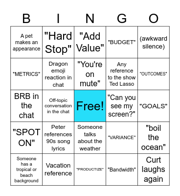 March Education Practice Convening Bingo Card