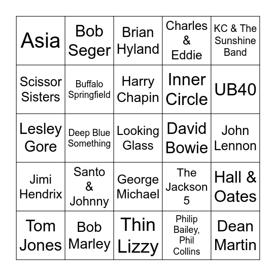 Game2 Bingo Card