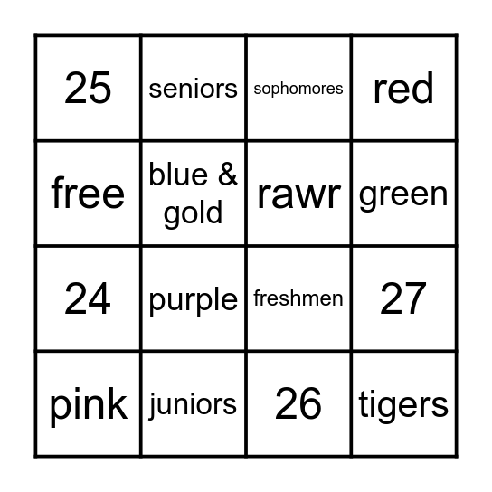 COTC Bingo! Bingo Card