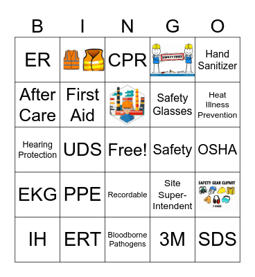 MOH Bingo Card