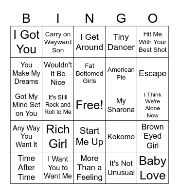 Bingo Mix Bingo Card