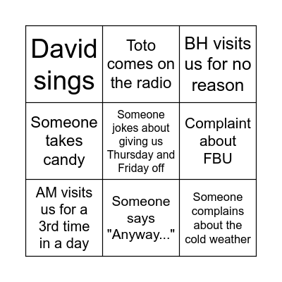 Semana Santa Bingo Card