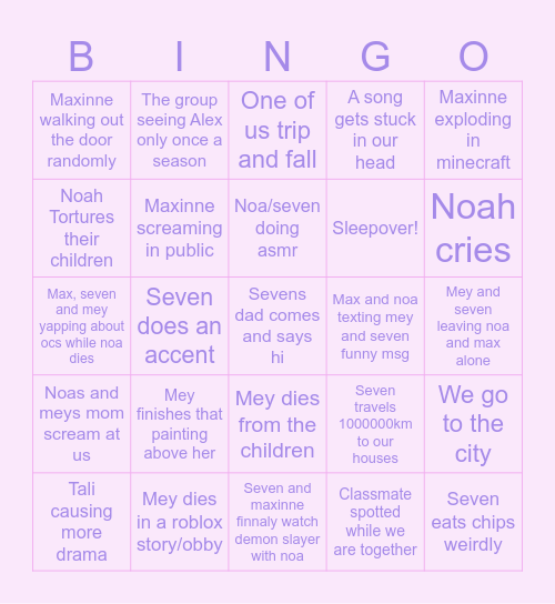 Babagrillers Bingo Card