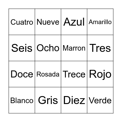Loteria Bingo Card