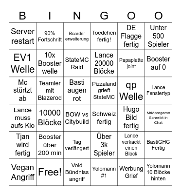 r/place Gomme Bingo Card