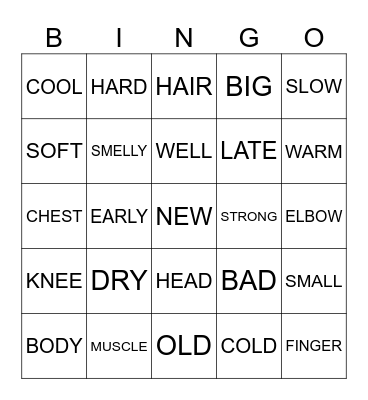 AT THE HOTEL Bingo Card