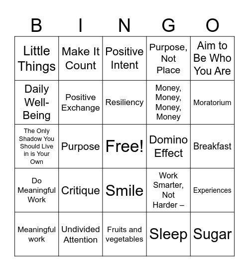 Are you Fully Charge? Bingo Card
