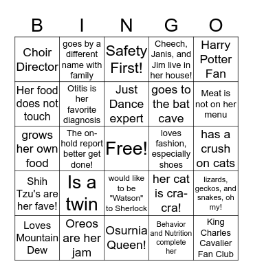 Q12 Bingo Card