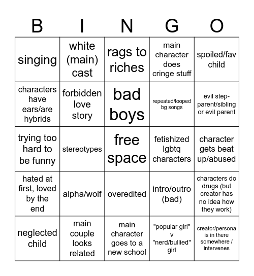 gacha Bingo Card