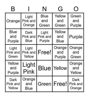 Easter Bingo Card