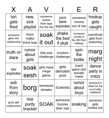 spring qrter goes wild!! Bingo Card
