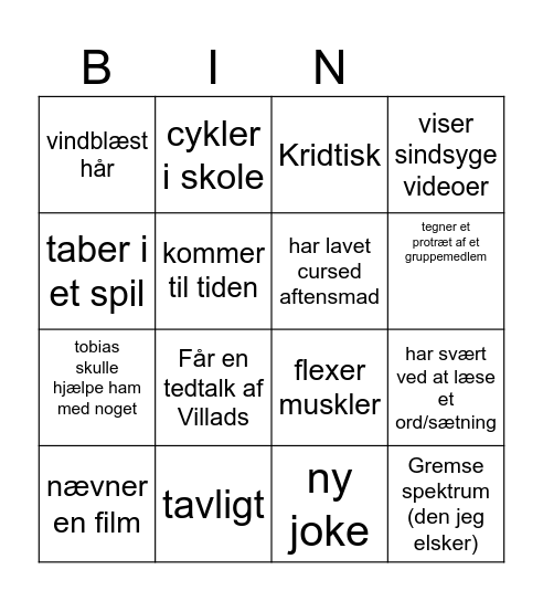 magnus bingo Card