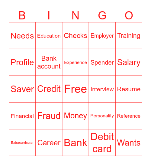 CAFM BINGO Card