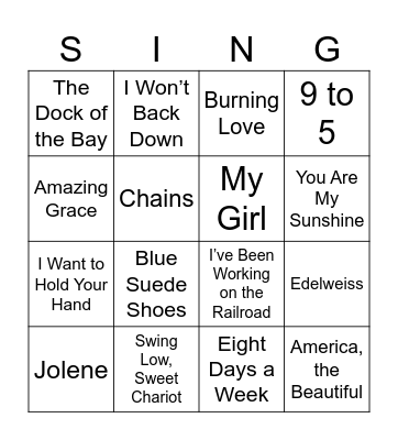March 2024 Bingo Card