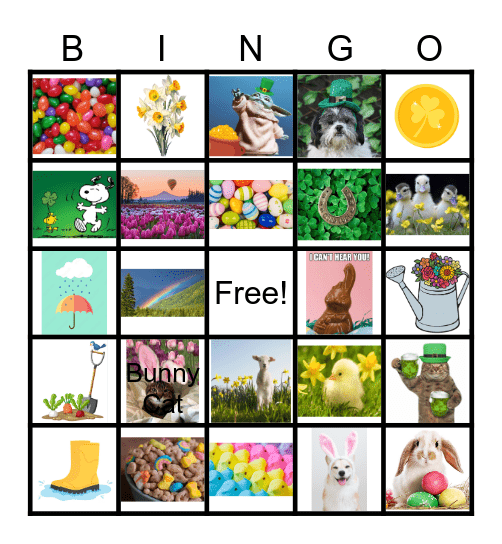 Spring Bingo Card