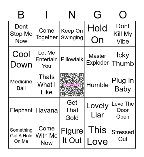 JONAS LOVV FAV's Bingo Card