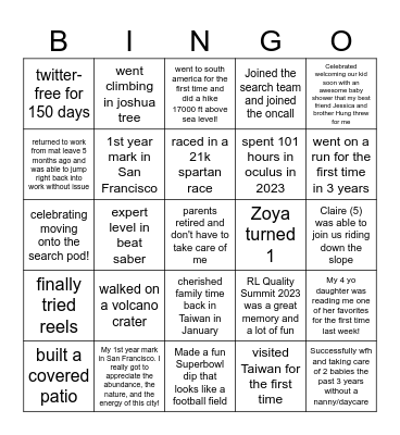 Search Offsite Bingo! Bingo Card