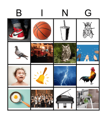 WHAT DO YOU HEAR? Bingo Card