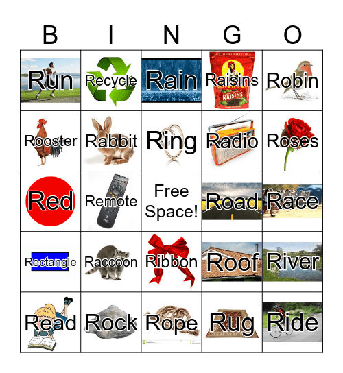 Initial /r/ Bingo Card