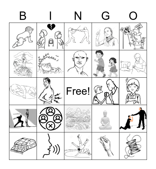 Bingo Book 3, days 16-19 Bingo Card