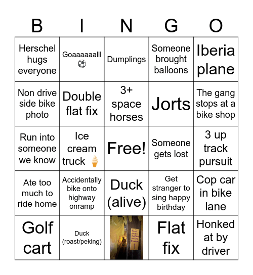 🚲Birthday Bike Bingo🚲 Bingo Card