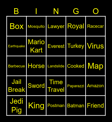 NeonTuts - Infinite Craft Bingo #1 Bingo Card