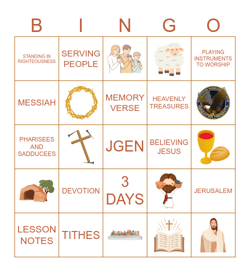 DGEN BINGO Card