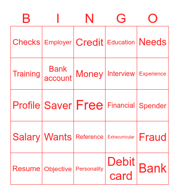 CAFM BINGO Card