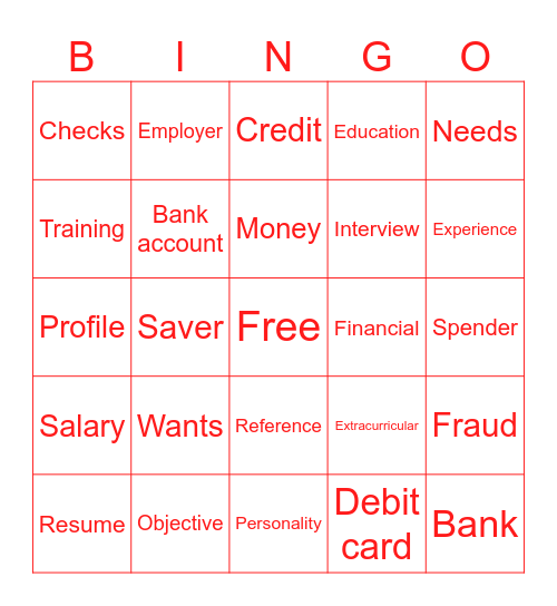 CAFM BINGO Card