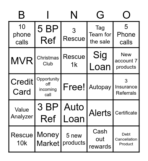 GET MADNESS Bingo Card
