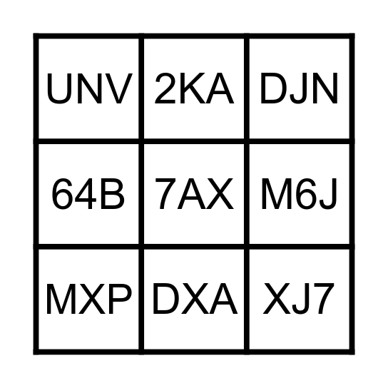 4th Grade Science IXL: Animals Bingo Card