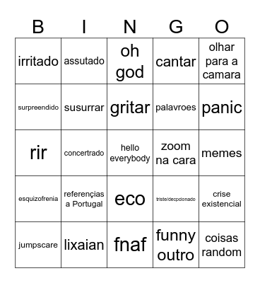 Mark bingo Card
