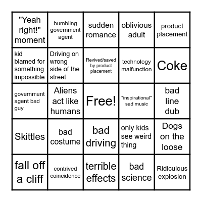 Teen After Hours BPL M&M2 Bingo Card