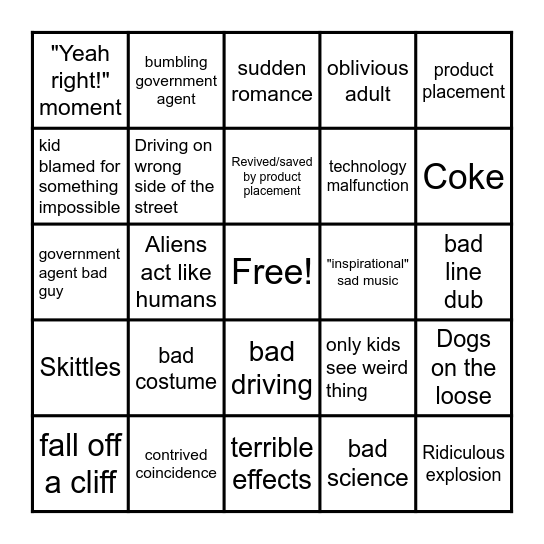 Teen After Hours BPL M&M2 Bingo Card