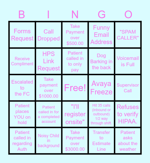 Pre-Reg "Easter Egg" Bingo🐰🐥 Bingo Card