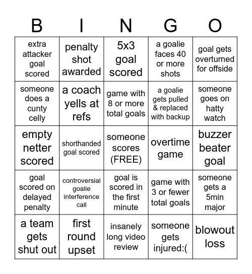 @kiki_hockeyy NCAA TOURNEY Bingo Card