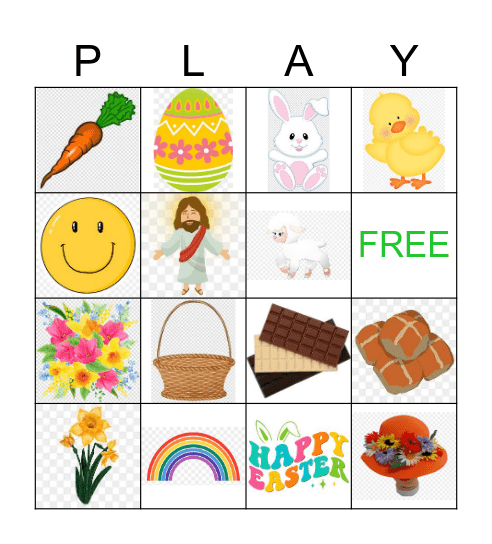 Easter Bingo Card