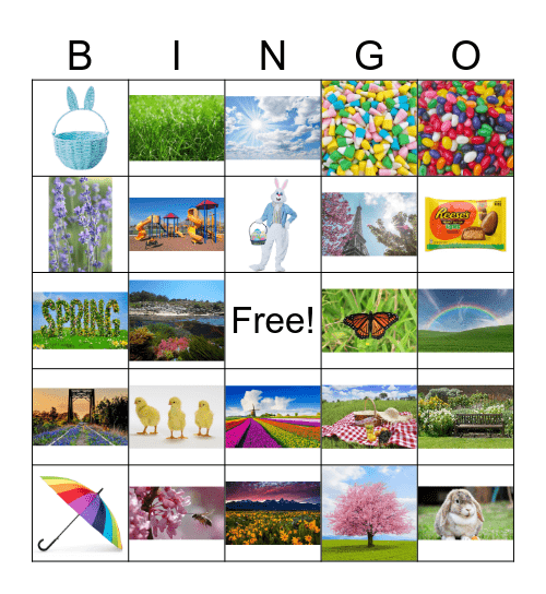 Easter Bingo Card