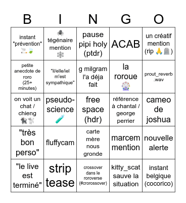 Bingo Family 🫶 Bingo Card