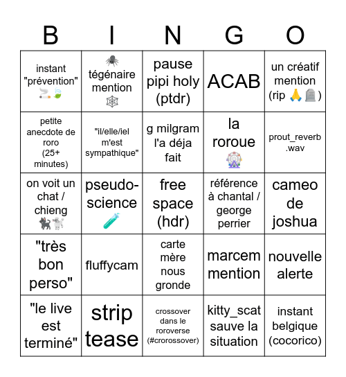 Bingo Family 🫶 Bingo Card